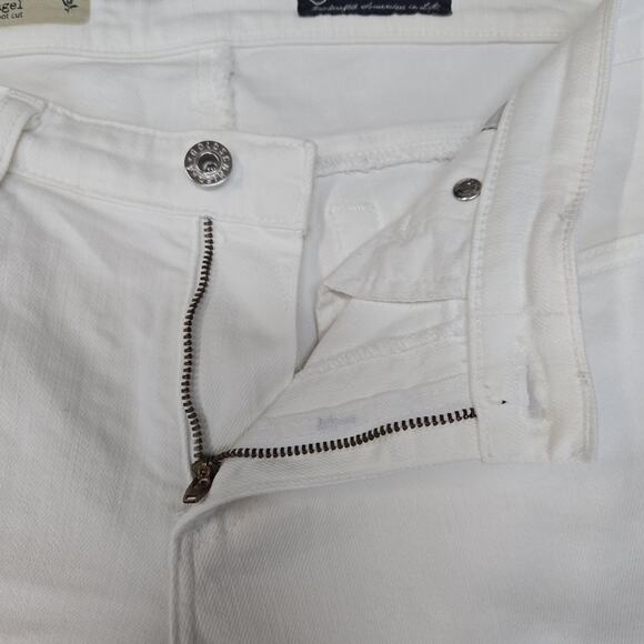 AG Adriano Goldschmied Jeans Womens 30 The Angel Bootcut White Coastal Boho - Picture 9 of 12